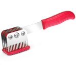 Pilon, hachoir et dispositif de perforation pour attendrir la viande, 56 lames en acier inoxydable