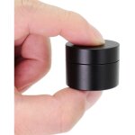 Pilulier journalier portable, pilulier rond robuste en alliage d'aluminium, pilulier de voyage �tanche, ...