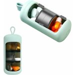 Pilulier medicaments 7 jours à 3 compartiments, boîte à pilules 3 fois par jour mini portable résistant ... Pilulier medicaments 7 jours à 3 compartiments, boîte à pilules 3 fois par jour mini portable résistant ...