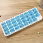 Pilulier mensuel cube mensuel 31 jours pilulier 4 semaines pour vitamines, huile de poisson, supplments ...