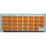 Pilulier mensuel cube mensuel 31 jours pilulier 4 semaines pour vitamines, huile de poisson, supplments ...