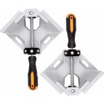 Pince  angle droit  90 degrs, 2pcs serre - joint  angle droit en alliage d'aluminium machoire tau ...