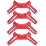 Pince � angle droit � 90 degr�s pour le travail du bois, 4pcs presses d'angles ensemble machoire etau ...