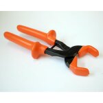 Pince arrache fusible hybride isol�e 1000v orange longueur 210mm pour cartouche 46 � 59mm derancourt