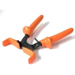 Pince arrache fusible hybride isol�e 1000v orange longueur 220mm pour cartouche 68 � 89mm derancourt