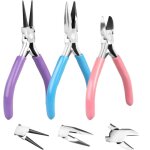 Pinces � bijoux - 3 pinces , outils de fabrication de bijoux avec ouvre - anneau - pour la d�coupe de ...