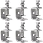 Pince en c en acier inoxydable, serre - joints forme de u robustes r�glables avec une large ouverture ...
