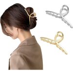 Pinces � cheveux - pinces � cheveux en m�tal, pinces � m�choires � maintien fort, accessoires de coiffure ...