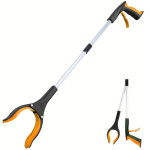 Pince � d�chets pliable de 82 cm, t�te de pince rotative � 90�, avec embouts magn�tiques, pour ramasser ...