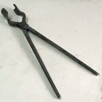 Pince de forge tenailles de forge pince � bouche ronde pour la fabrication de couteaux � enclume pince ...