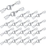 Pince de homard fermoir, fermoirs de griffe avec embout de cordon, fermoir attach pour bracelets, collier, ...