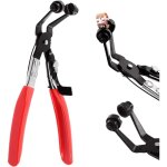 Pince � m�choires � 45� pour colliers de serrage, bagues ou tubes.