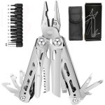 Pince multi - usages en acier inoxydable avec structure autobloquante, parfaite pour l'extrieur, la ...