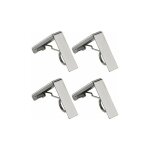 Pince pour nappe en acier inoxydable fixe - nappe  ressort pour restaurant ftes pique - nique4 pcs ...