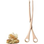 Pince � nourriture en bois pince � tarte en bois pour aliments ciseaux pour barbecue en bois avec poign�e ...