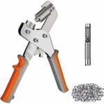 Pince  oeillets professionnelle perforatrice kit pince emporte pince perforeuse avec 100 oeillets(10mm) ...