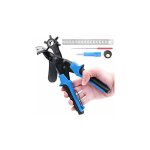 Pince perforatrice roue de perforation en cuir avec 2 gratuit extra large punch assiettes et rgle pratique ...