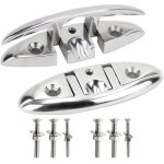 Pince pliante de 5 pouces en acier inoxydable 316 pour corde marine, pince d'�chafaudage r�versible, ...