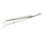 Pince de pr�cision nws, coud�e � 40�, avec pointes fines et design ergonomique.