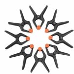 Pinces � ressort en nylon robustes 8 pi�ces, 4, 5 pouces, pinces extra r�sistantes et adh�rentes pour ...