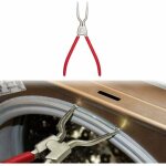 Pince de retrait de ressort pour machine � laver lg et samsung (rouge)