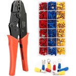 Pince a sertir, 700 pieces isol�es de awg20 - 10 (0, 5 - 1, 5mm2) (1, 5 - 2, 5mm2) (4 - 6mm2) pince � ...