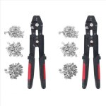 Pince � sertir pour c�bles m�talliques avec manchons de sertissage 2 pi�ces