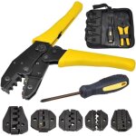 Pince sertir cosse �lectrique: 5 en 1 pince � sertir cosses �lectriques embout de cable kit outillage ...