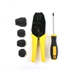 Pince sertir cosse �lectrique: 5 en 1 pince � sertir cosses �lectriques embout de cable kit outillage ...