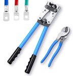 Pinces � sertir pour cosses electrique de batterie de c�ble 6 - 50mm�, r�glable professionnelle multicouche ...