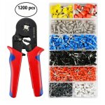 Pince  sertir cosses lectriques - kit autorglable de 1200 bornes cosse isoles (0. 25mm  10mm)