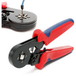 Pince sertir embouts 0, 25 - 6mm cble auto - ajustable empreinte carre cosse de cble