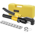 Pince à sertir hydraulique 10t avec 9 matrices hexagonales course 12mm, coffret de outil de sertissage ... Pince à sertir hydraulique 10t avec 9 matrices hexagonales course 12mm, coffret de outil de sertissage ...