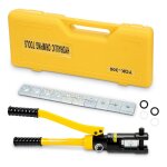 Pince à sertir hydraulique matrices hexagonales , coffret de outil de sertissage 300 mm² pour cosses ... Pince à sertir hydraulique matrices hexagonales , coffret de outil de sertissage 300 mm² pour cosses ...
