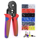 Pince  sertir kit, embout de cablage outil de sertissage cosse electriques  sertir 1200 cosses 0, 5 ...