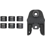 Pince  sertir, mchoires  sertir pour tubes multicouches, mchoires  sertir avec profil th, pince ...