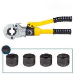 Pince � sertir multicouche professionnelle (100kn), pour tuyau en plastique en aluminium, tuyaux en acier ...