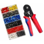 Pince à sertir outil de sertissage kit awg23 - 7 / 0. 25 - 10mm² avec 1200 cosses de câbles isolées à ... Pince à sertir outil de sertissage kit awg23 - 7 / 0. 25 - 10mm² avec 1200 cosses de câbles isolées à ...