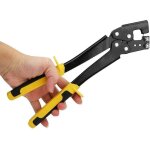 Pince  sertir, quille en acier lger pince  poinonner fixe  poigne antidrapante sertisseuse  goujon ...