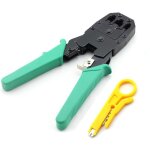 Pince � sertir r�seau, pince � d�nuder, pince � sertir pour connecteurs rj11, rj12, rj45, pour c�bles ...