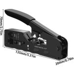 Pince  sertir rj45 - fiche rseau rj45 - outil de sertissage pour cat5, cat5e, cat6, cat6a, cat7, cat7a ...