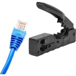 Pince  sertir rj45 multifonction manuelle 8p 6p pour cbles rseau rj12 / 11 cbles tlphoniques