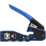 Pince � sertir rj45 rj11 rj12 avec coupe - fil et d�nudeur pour c�bles r�seau