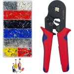 Pince a sertir, pinces � virole avec 1200 viroles, 8 types embout de cablage isol�es qualit� sup�rieure, ...
