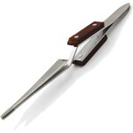 Pince de soudage de prcision industrielle avec poigne en fibre brucelle croise pointe fine droite ...