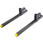 Mophorn - vevor pinces sur fourches a palettes 1090x70x230 mm fourches de tracteur de charge 907 kg longueur ...