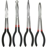 Pince et tenaille ensemble de pinces � bec effil� de 11 pouces / 28 cm, lot de 4 pinces � long bec, pinces ...