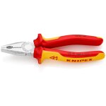 03 06 180 sb pince universelle isol�es par gaines bi - mati�re, certifi�es vde chrom�e 180 mm - knipex ...
