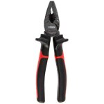 Pince universelle renforce 180 mm, din iso 5746, avec facette / recourb, pince coupante, pince bec ...