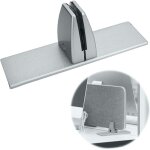 Pinces verre r�glable en alliage d'aluminium pince de table en plexiglas support de cloison clip de s�paration ...